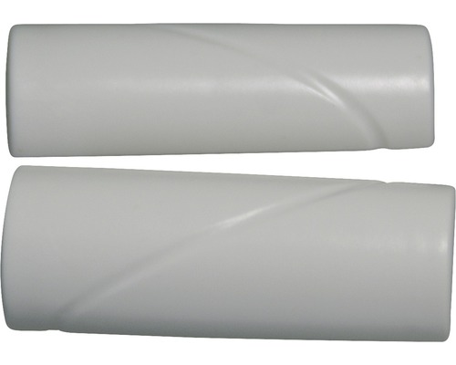 Veiligheidshouder snoerconnector van wit kunststof