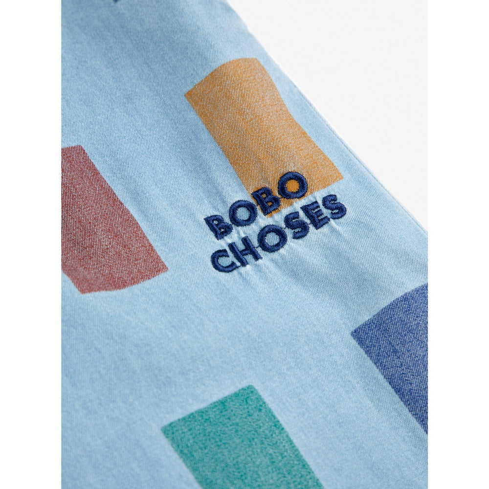 Køb Bobo Choses Light Blue Color Game All Over Baggy Bukser
