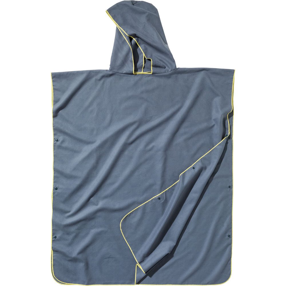 Cocoon Microfiber Towel Poncho Ultralight anchor grey