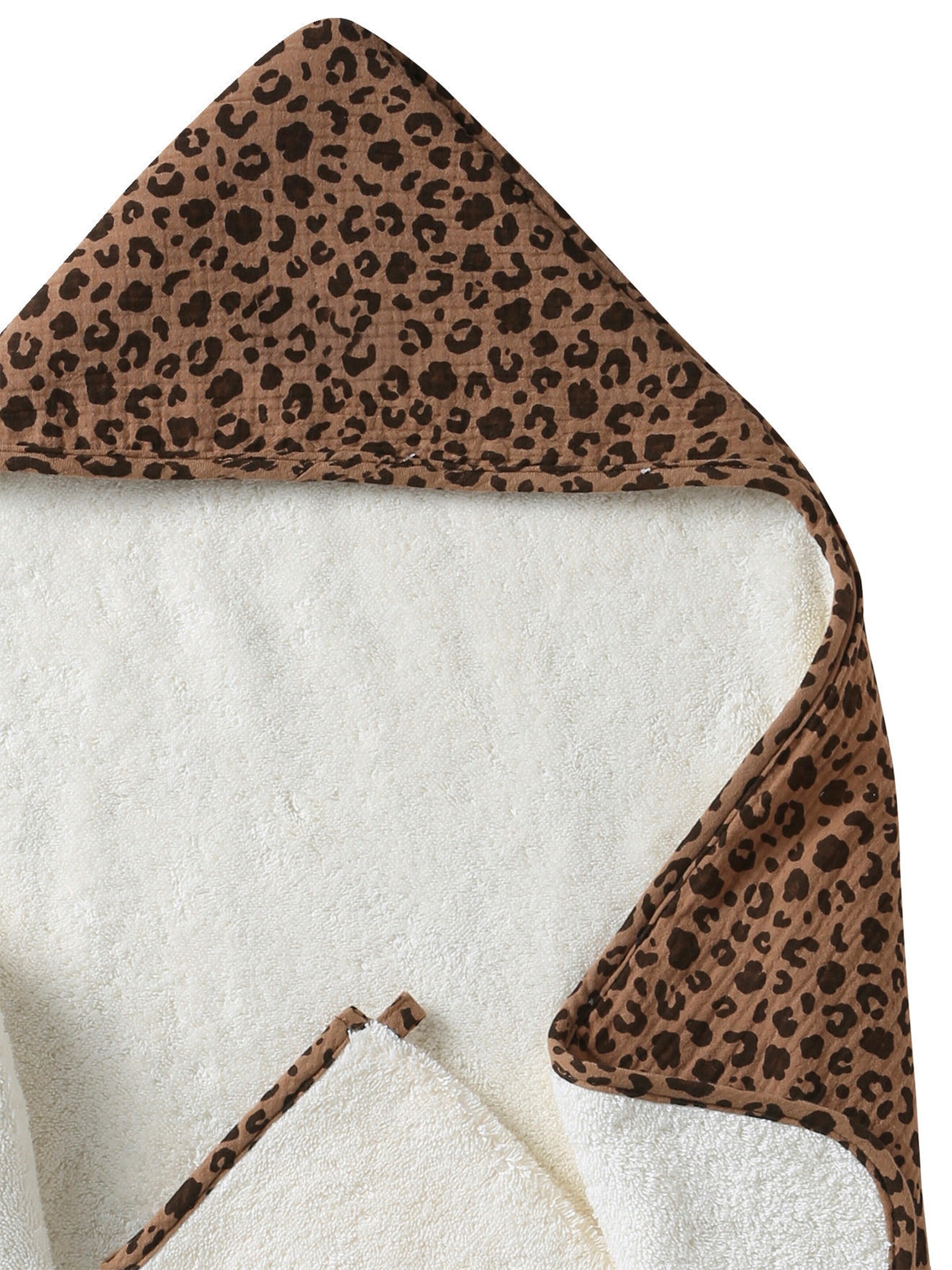 Envie de Fraise Bio-Kollektion: Baby Geschenkset aus Badecape & Waschhandschuh wollweiß