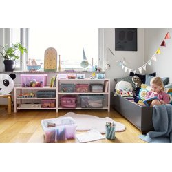 Boîte de rangement COLOUR 31 L, 31 litres, rose