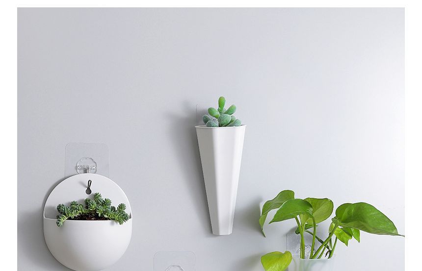Lazy Corner - Ronde hangende tuinpot van kunststof (verschillende designs)