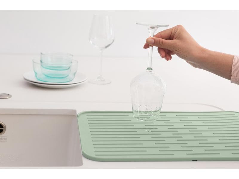 Brabantia Abtropfmatte Sink side Hellgrün Geschirr-Trockenmatte