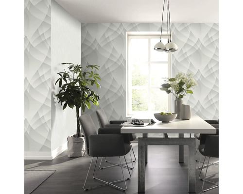 Vliesbehang 10374-31 GMK Fashion for Walls 4 Grafisch lichtgrijs
