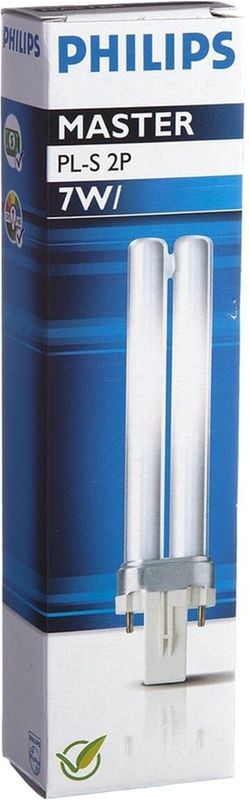 Philips - MASTER PL-S 2P - Compacte Fluorescentielamp - Warm Wit Licht - 7W