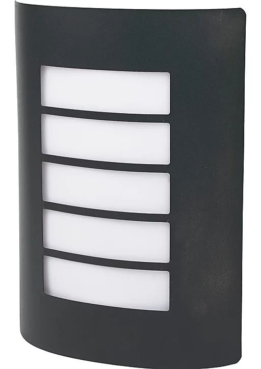Applique murale Grandy E27 40W IP44 GoodHome gris anthracite