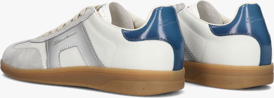 witte santoni lage sneakers dbs olympic