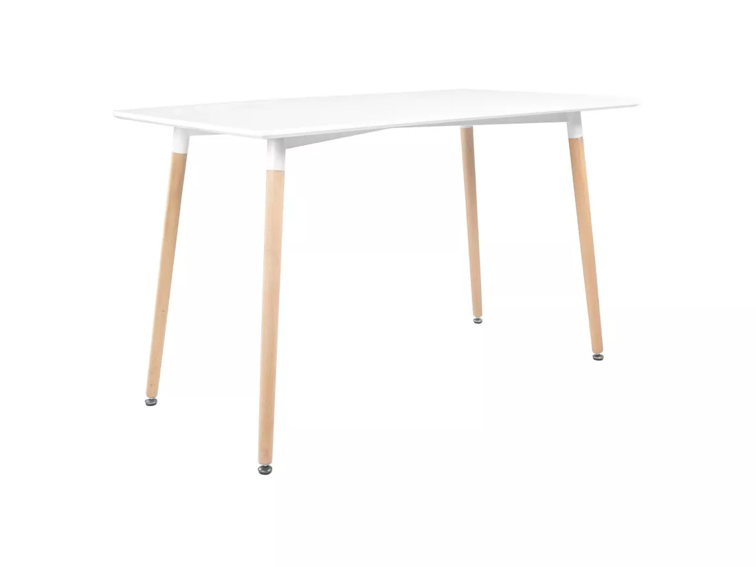 Table rectangulaire 120 × 70cm blanche PIA - HAPPY GARDEN