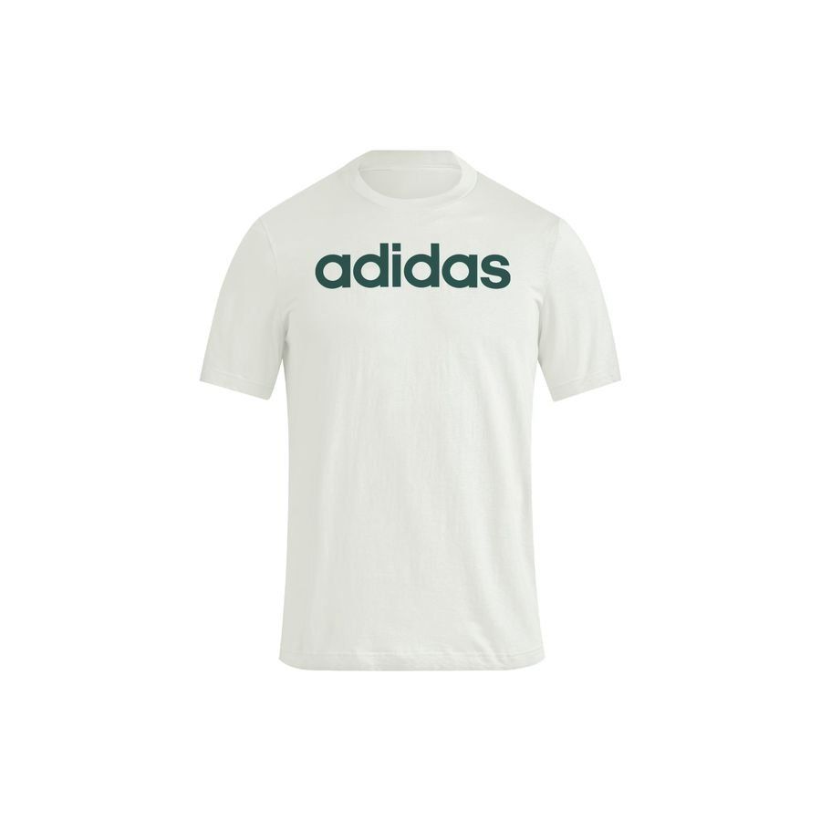 Adidas T-shirt avec logo brodé linéaire en jersey Essentials
