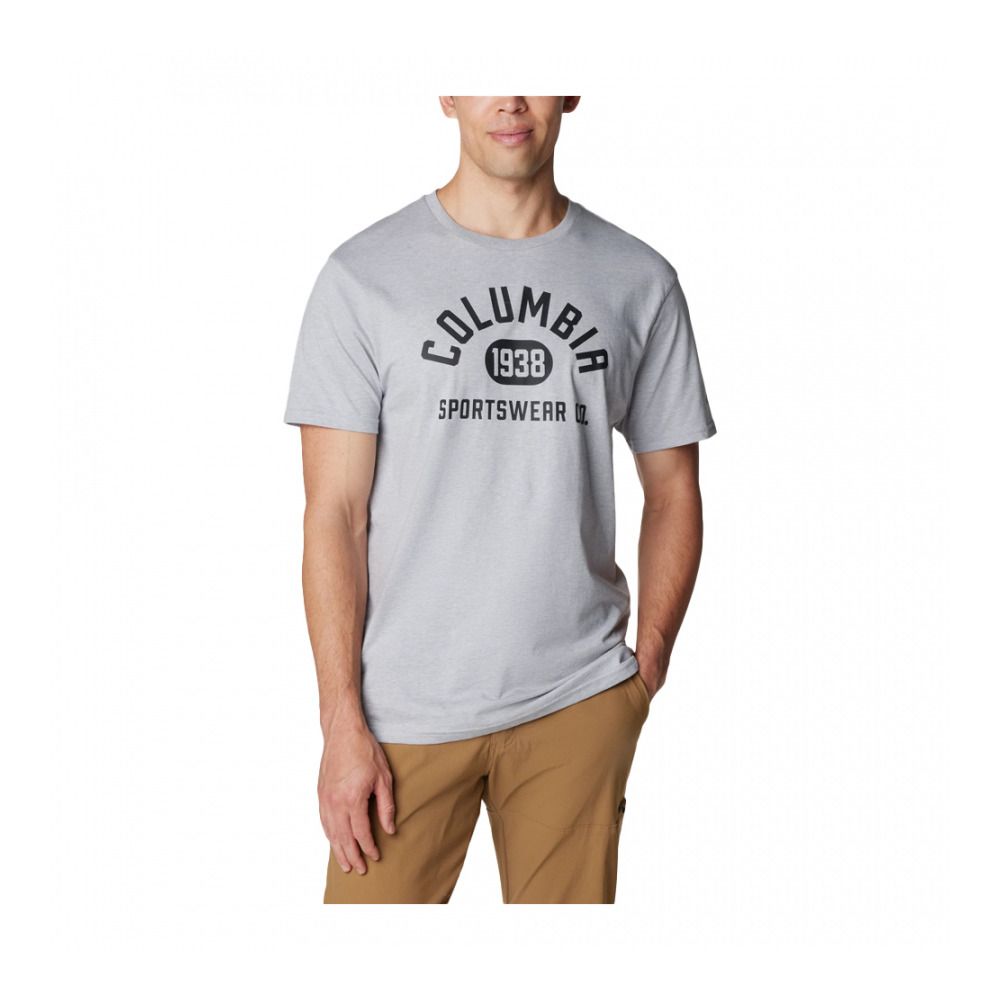 Columbia CSC BASIC LOGO - Tee-shirt Homme grey