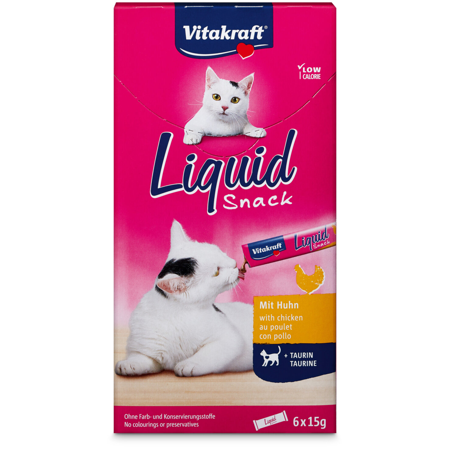 Vitakraft Liquid-Katzensnack Huhn 6 Stück