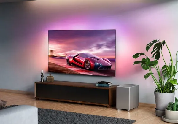 Philips TAW8506 - Subwoofer - trådløs - Wi-Fi - App-kontrolleret - 150 Watt - 8