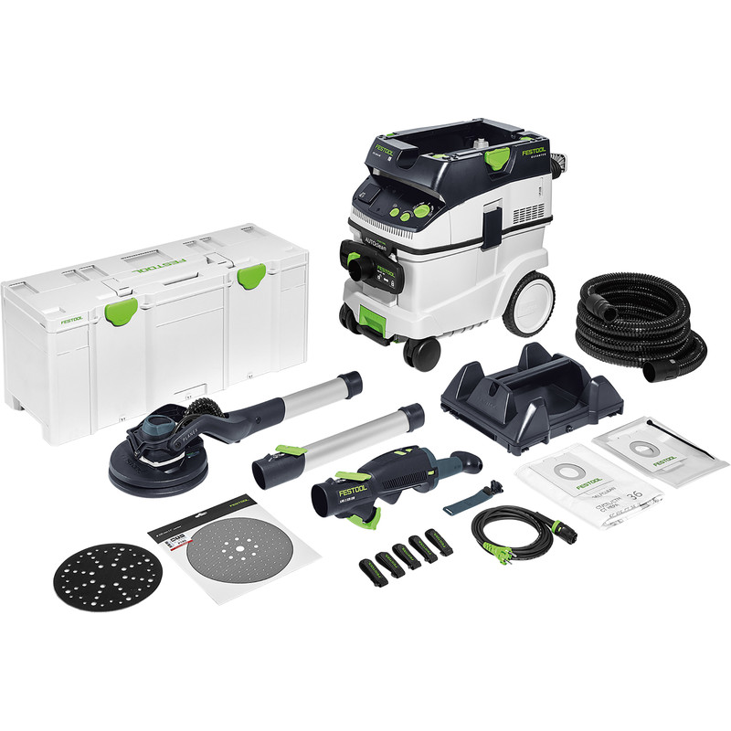 Festool langnek schuurmachine LHS 2 225/CTL 36-delige set 400W