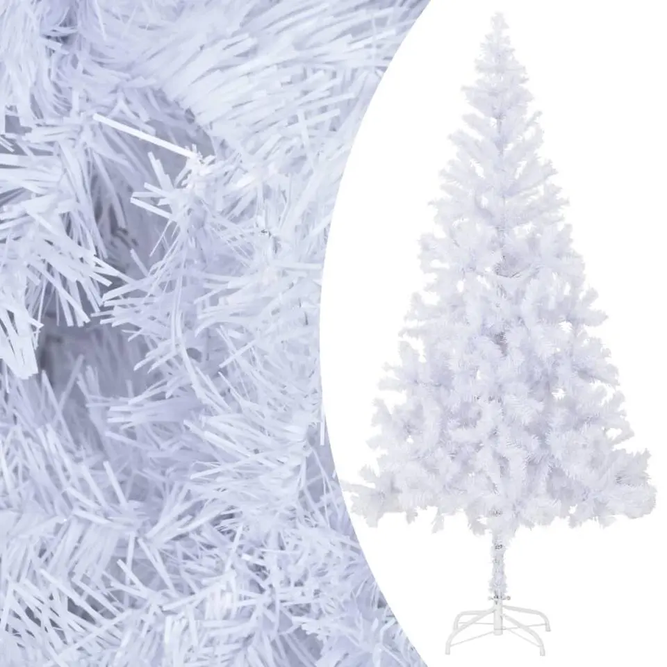 vidaXL Kunstkerstboom met verlichting en kerstballen 910 takken 210 cm