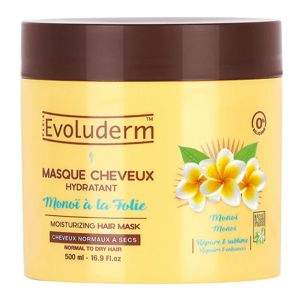 Masque cheveux Evoluderm monoï 500 ml