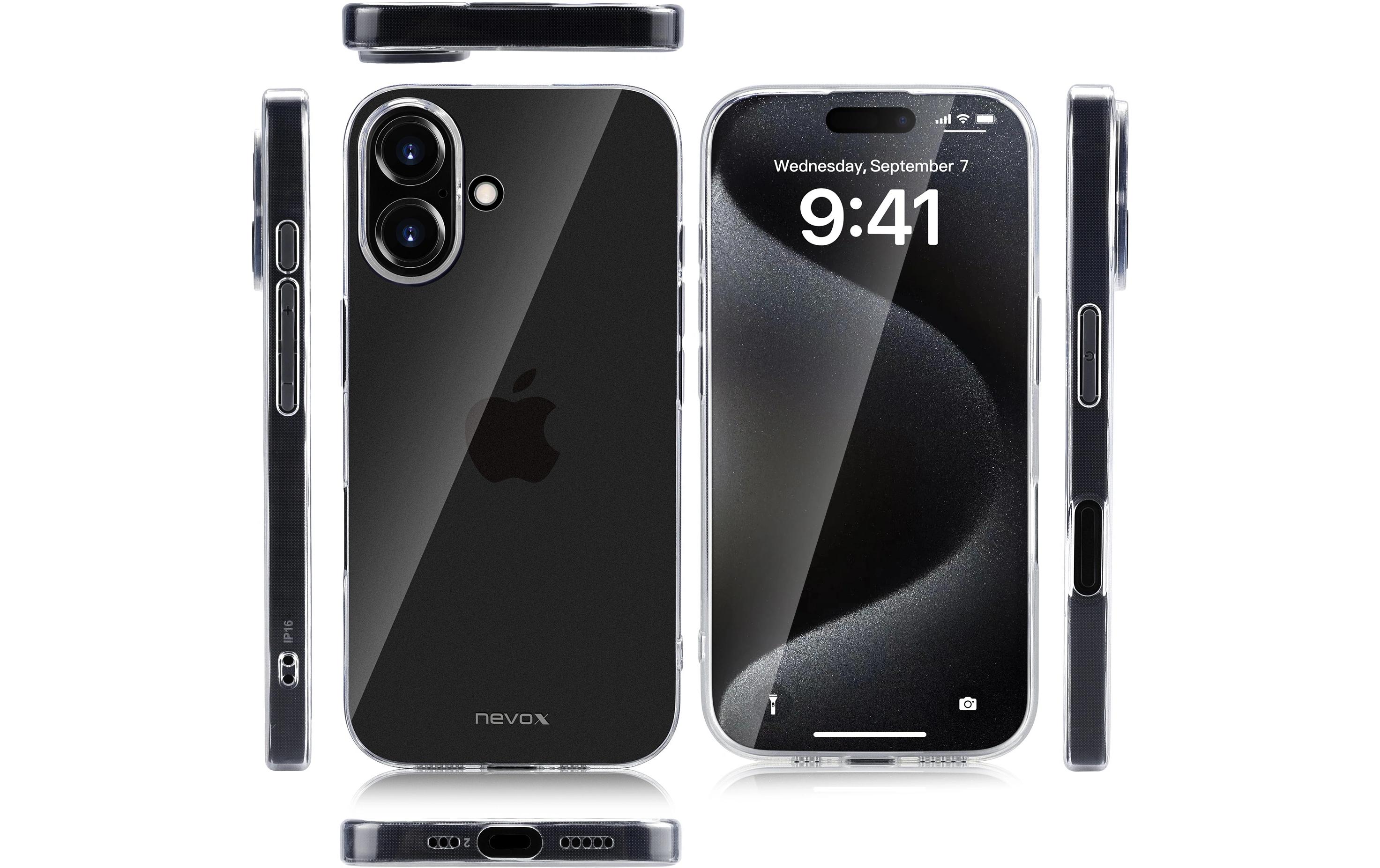 Back Cover StyleShell Flex iPhone 16 Plus TransparentSchutzhülle für das Apple iPhone 16 Plus