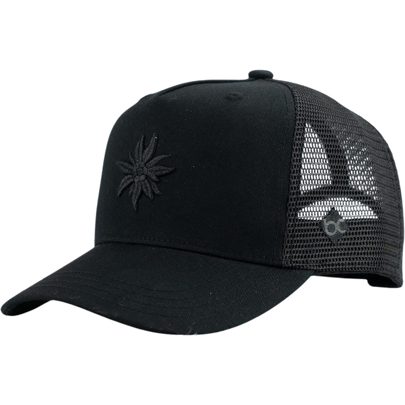 Bavarian Caps Edelweiß: Black Edition Curved Cap