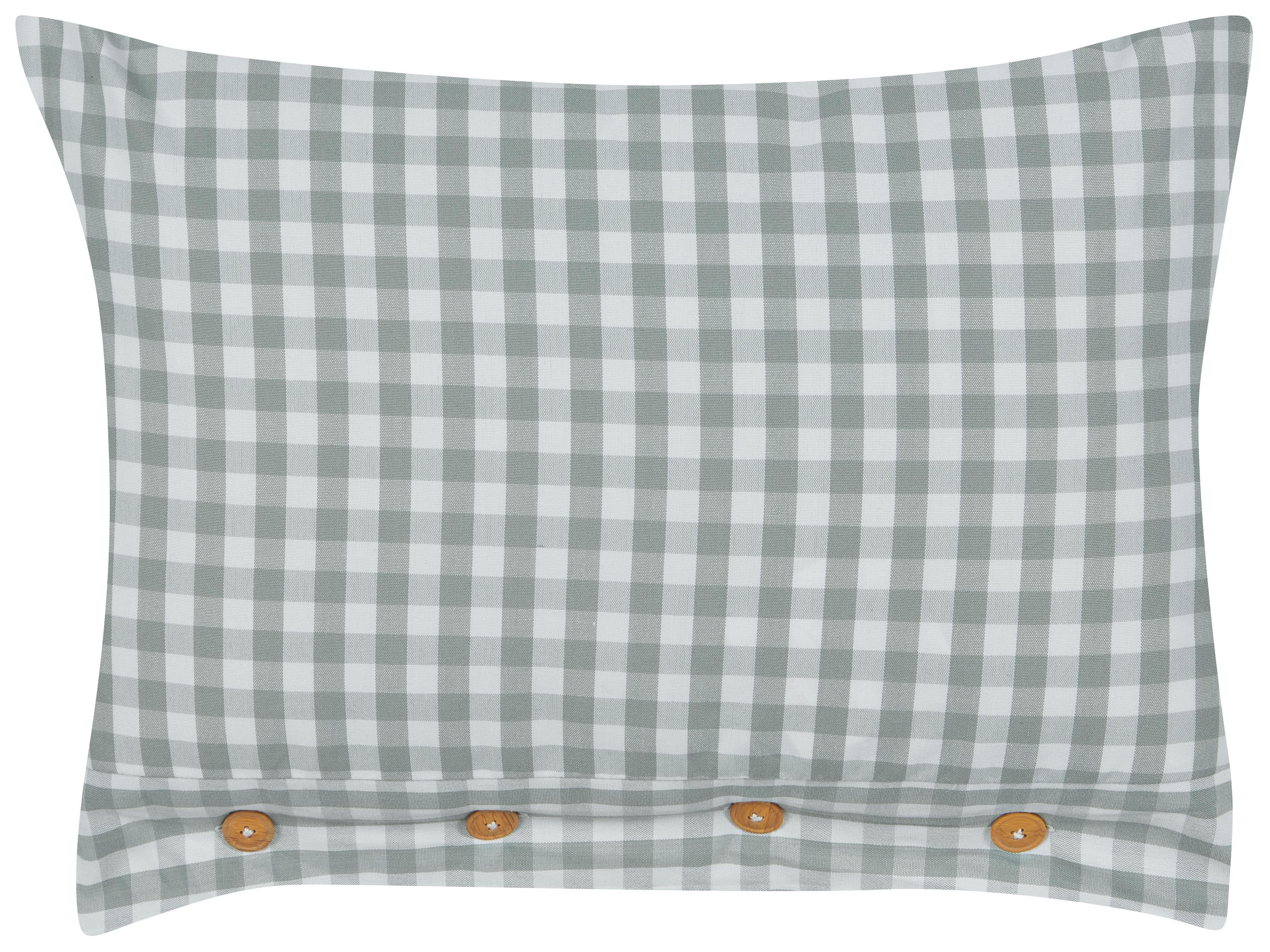 Sierkussen TALYA 40 x 60 cm Mintgroen geblokt patroon