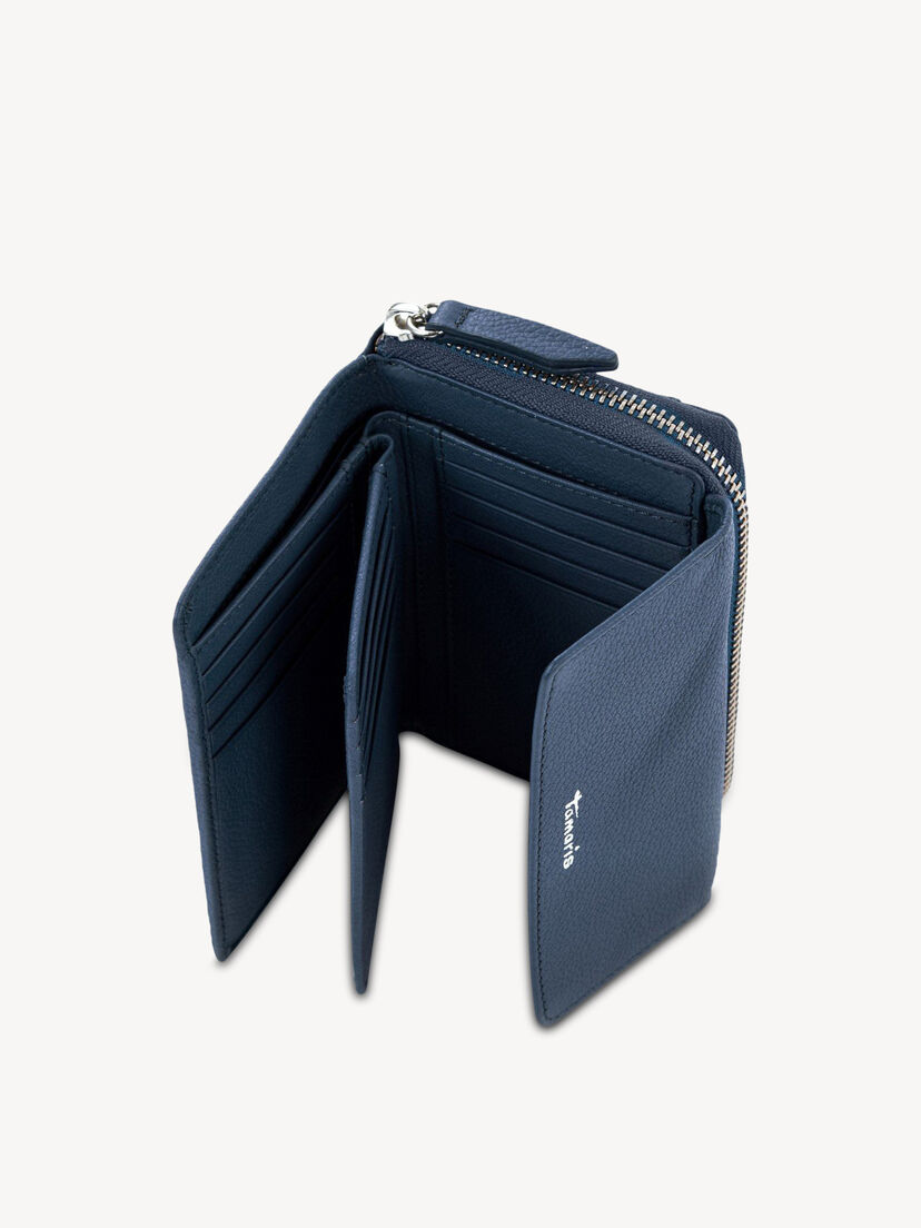 Leren Portemonnee - blauw