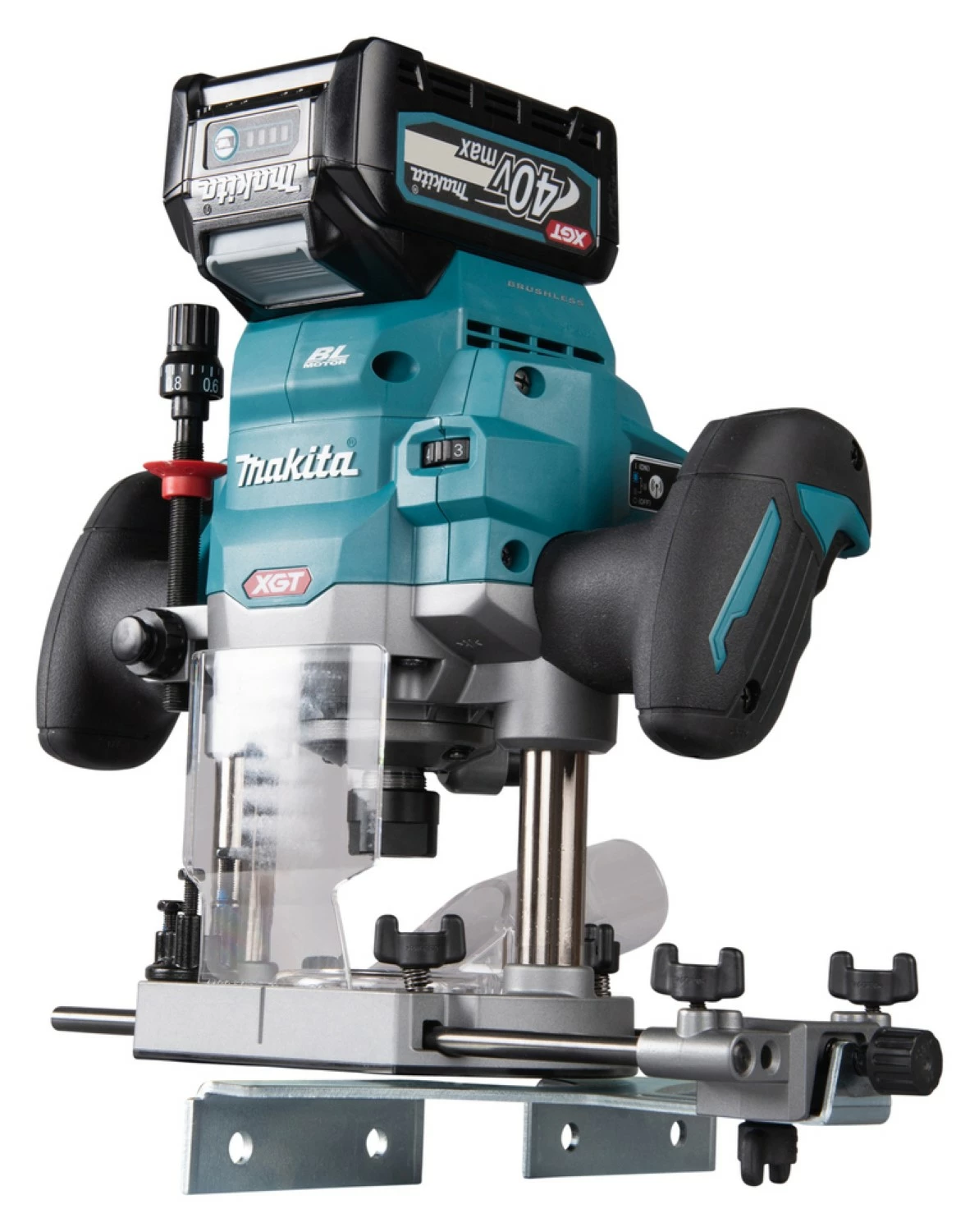 Makita RP001GZ02 XGT 40V Max Bovenfrees body in Mbox - 1900W - 12 mm