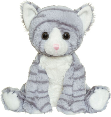 Teddykompaniet Kosedyr Kattevenner Mio 23 cm, Gråstripete