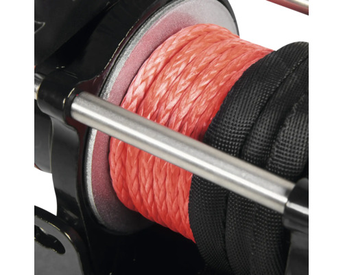 Warrior NINJA 2500LB A / 1,1 t 12 V elektrische lier met synthetisch touw