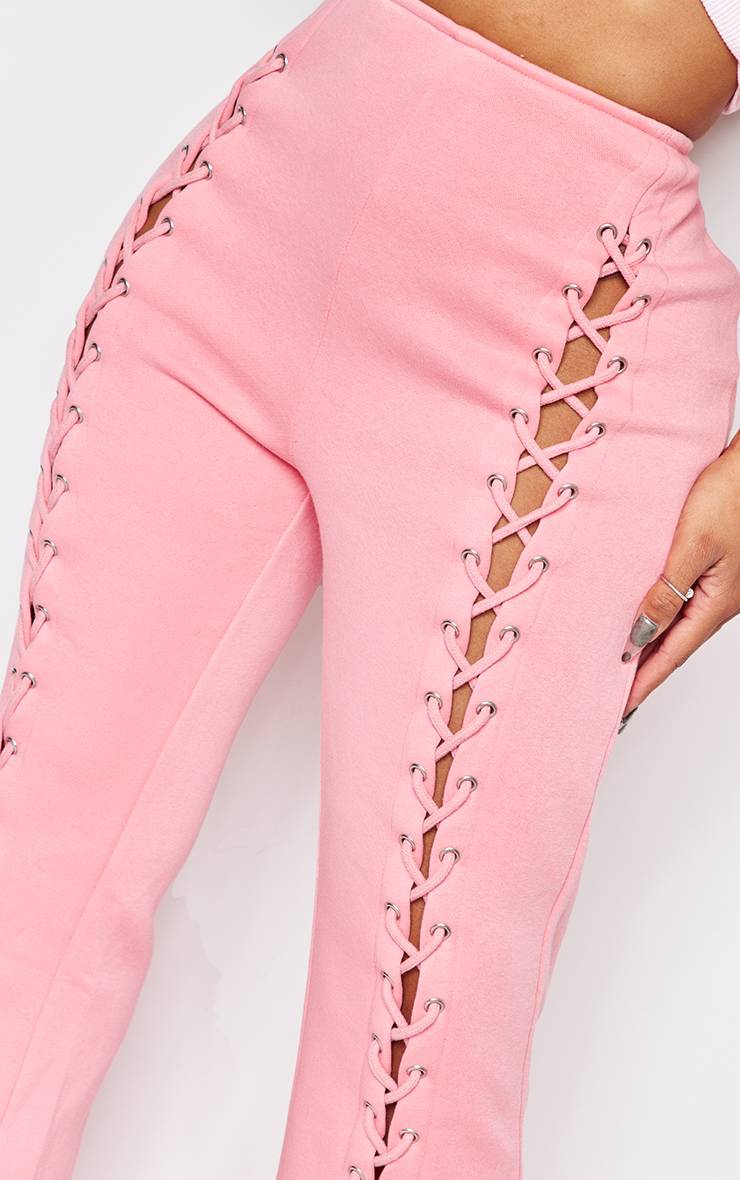 Joggers Shape À Jambes Larges Avec Laçage Frontal
