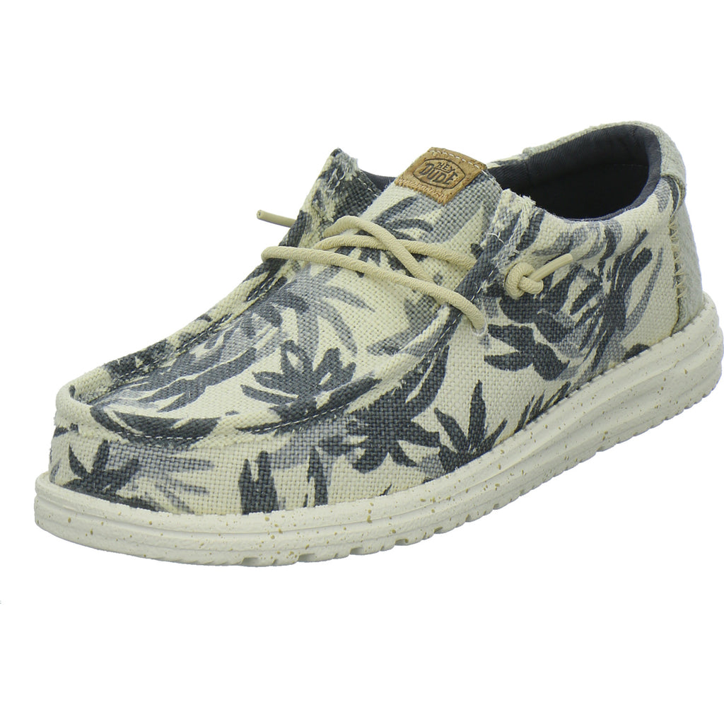 Hey Dude Sneaker Herren Wally Palm Jute Beige-kombi