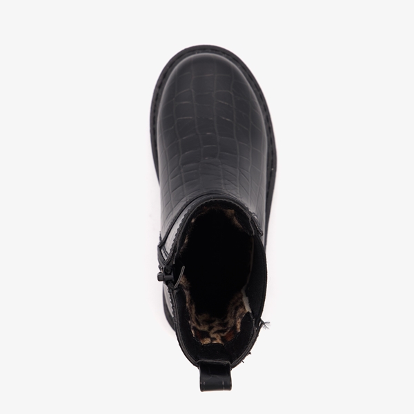 Blue Box meisjes chelsea boots met croco print