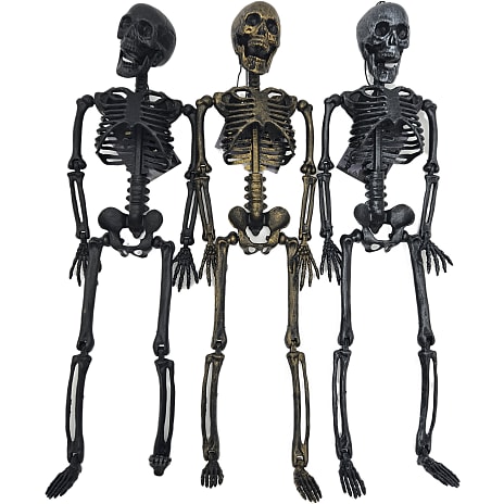 Halloween skelet 45 cm - Flere varianter - assorteret