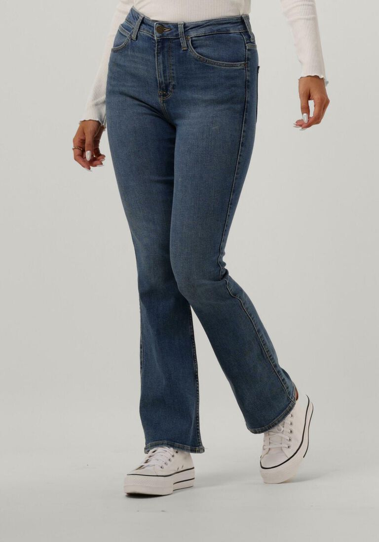 LEE lichtblauwe lee flared jeans breese boot
