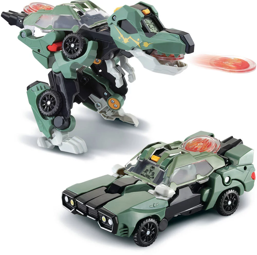 SWITCH ET GO DINOS LANCEUR - TYRAM SUPER T-REX LANCE FLAMMES