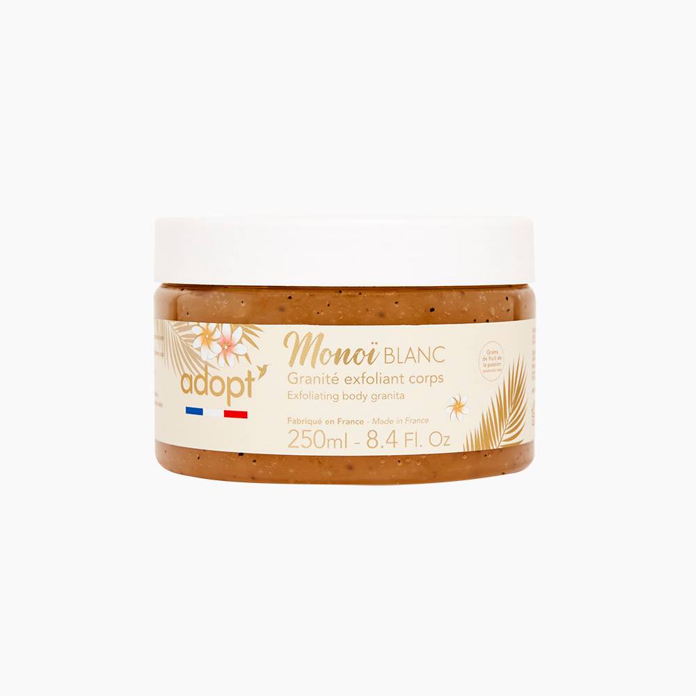 Monoï blanc Granité exfoliant 250 ml