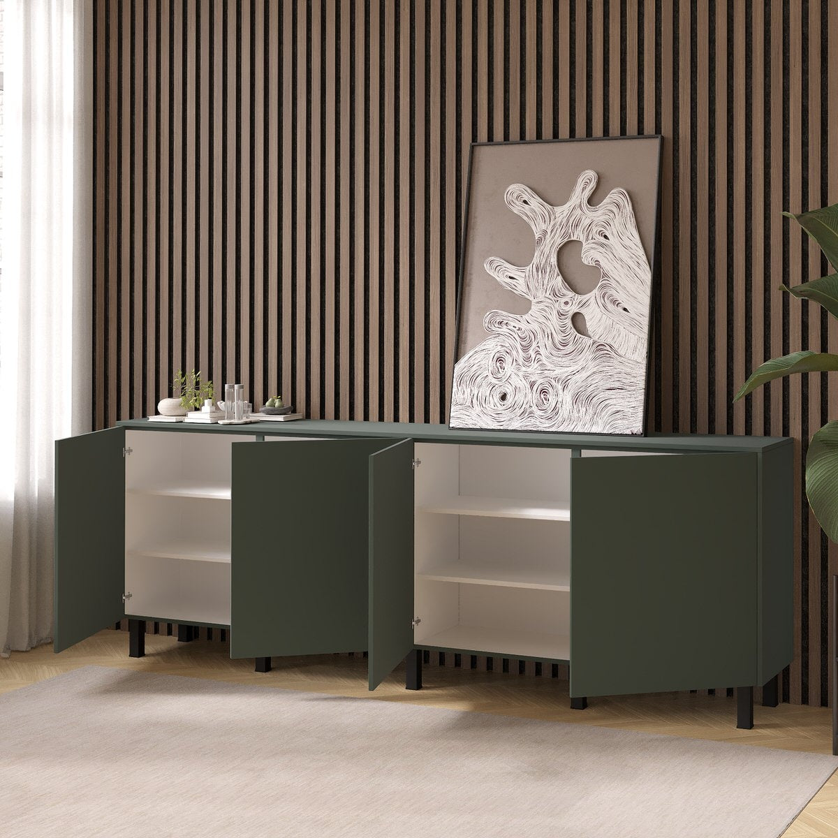 Artego Design Pastell Ayaya 243 cm Dressoir Eucalyptus