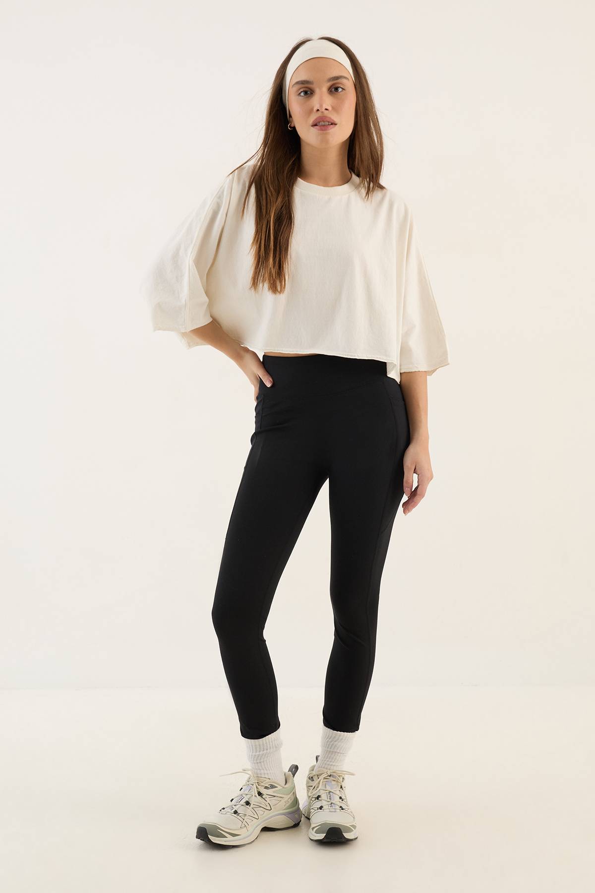 Legging de Sport DSGN Studio Taille Haute avec Détail Poche