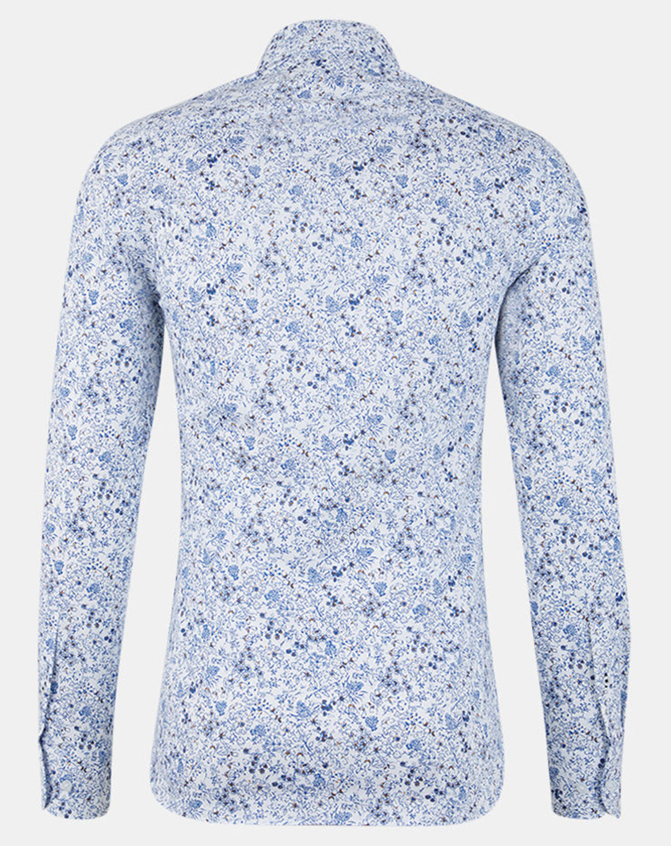 Tommy Hilfiger Chemise Slim Knitted à fleurs bleu/blanc