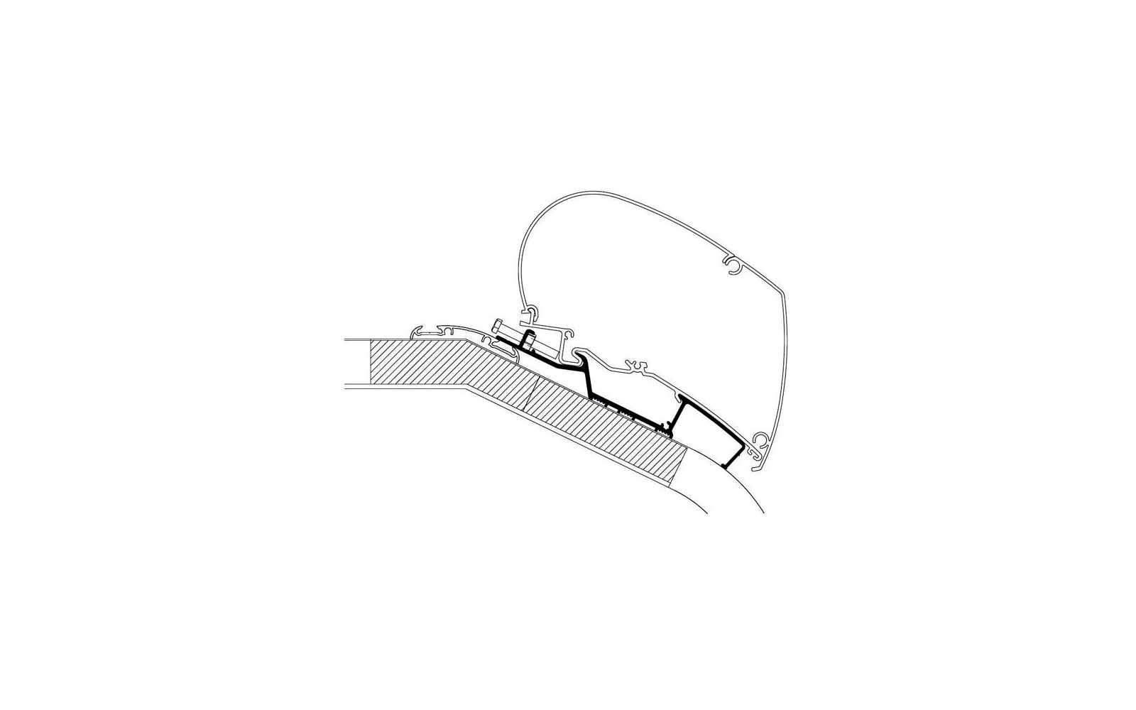 Thule Markisenadapter LMC Liberty TI/TEC 3,0m