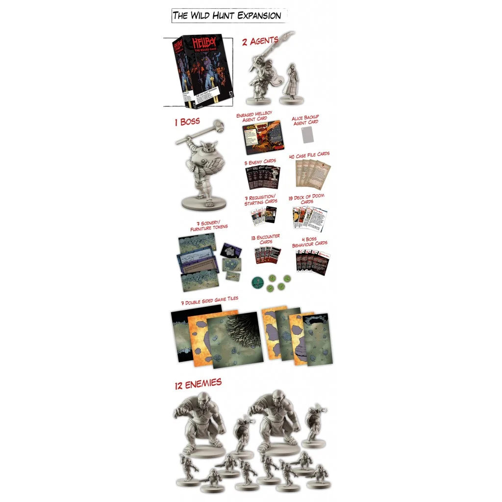 Hellboy: The Board Game - The Wild Hunt Expansion