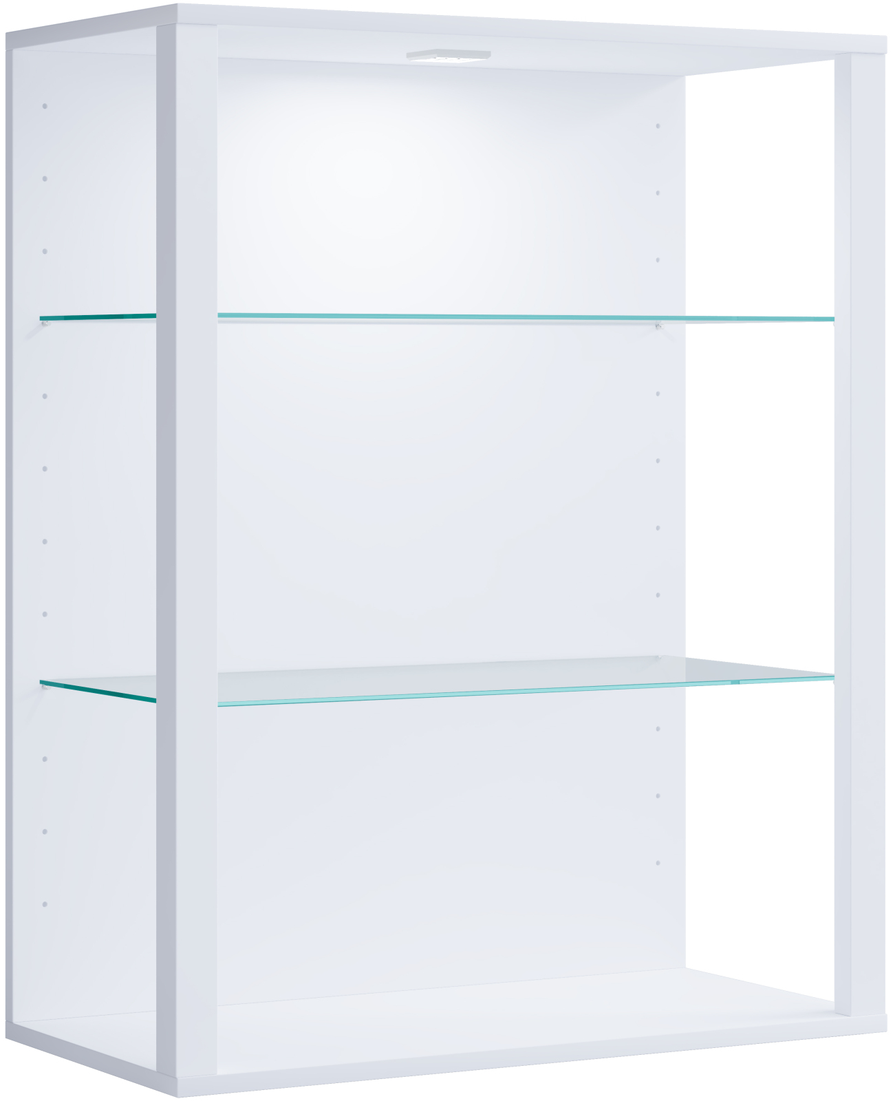 Wandvitrine GLASOL LW - weiß - 70x90 cm