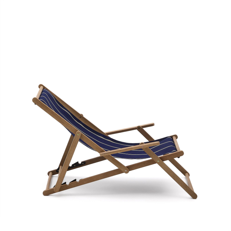 Kave Home Vilara strand klapstoel zwart