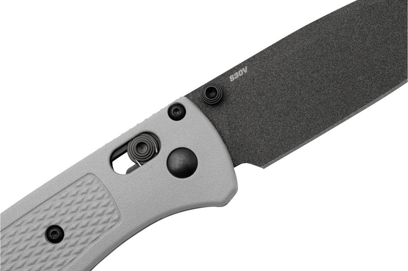 Benchmade Bugout 535BK-08 Storm Gray Grivory, Dark Gray Cerakote zakmes