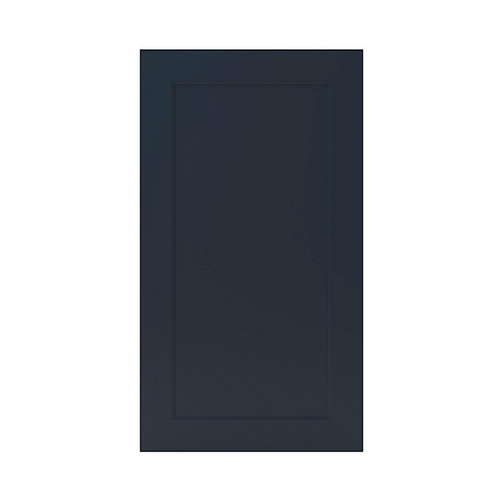 Porte de meuble de cuisine Artemisia bleu mat l. 50 cm x H. 90 cm GoodHome