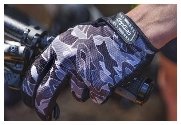 Paire de Gants Longs GripGrab Rebel Gris Camo