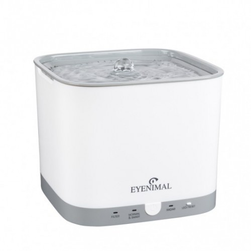 Fonte de água Smart Bloom para animais de estimação, branca