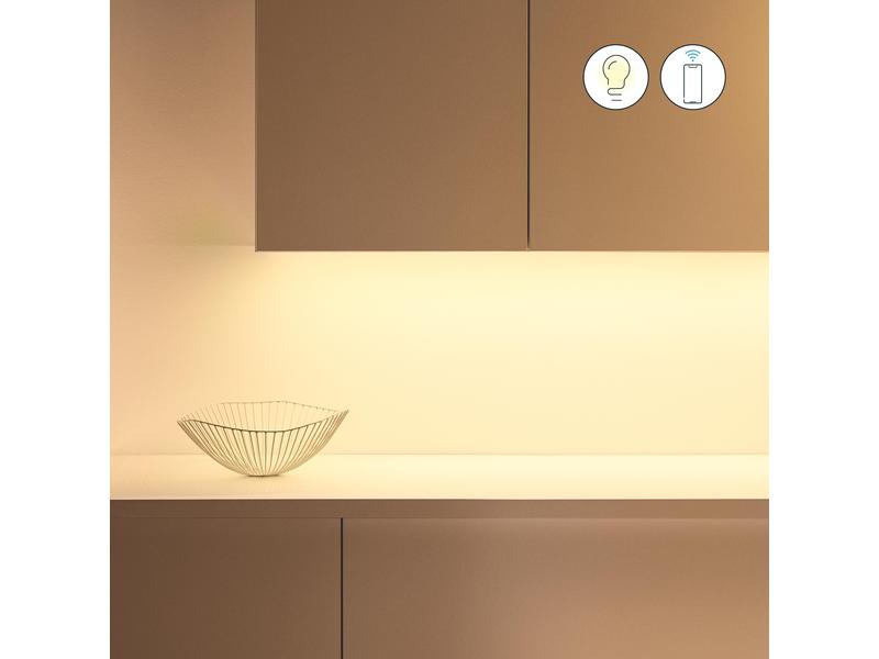 WiZ LED Stripe 20W 2m Tunable White & Color Einzelpack Smartes Leuchtmittel, steuerbar über Bluetooth, Matter, WLAN