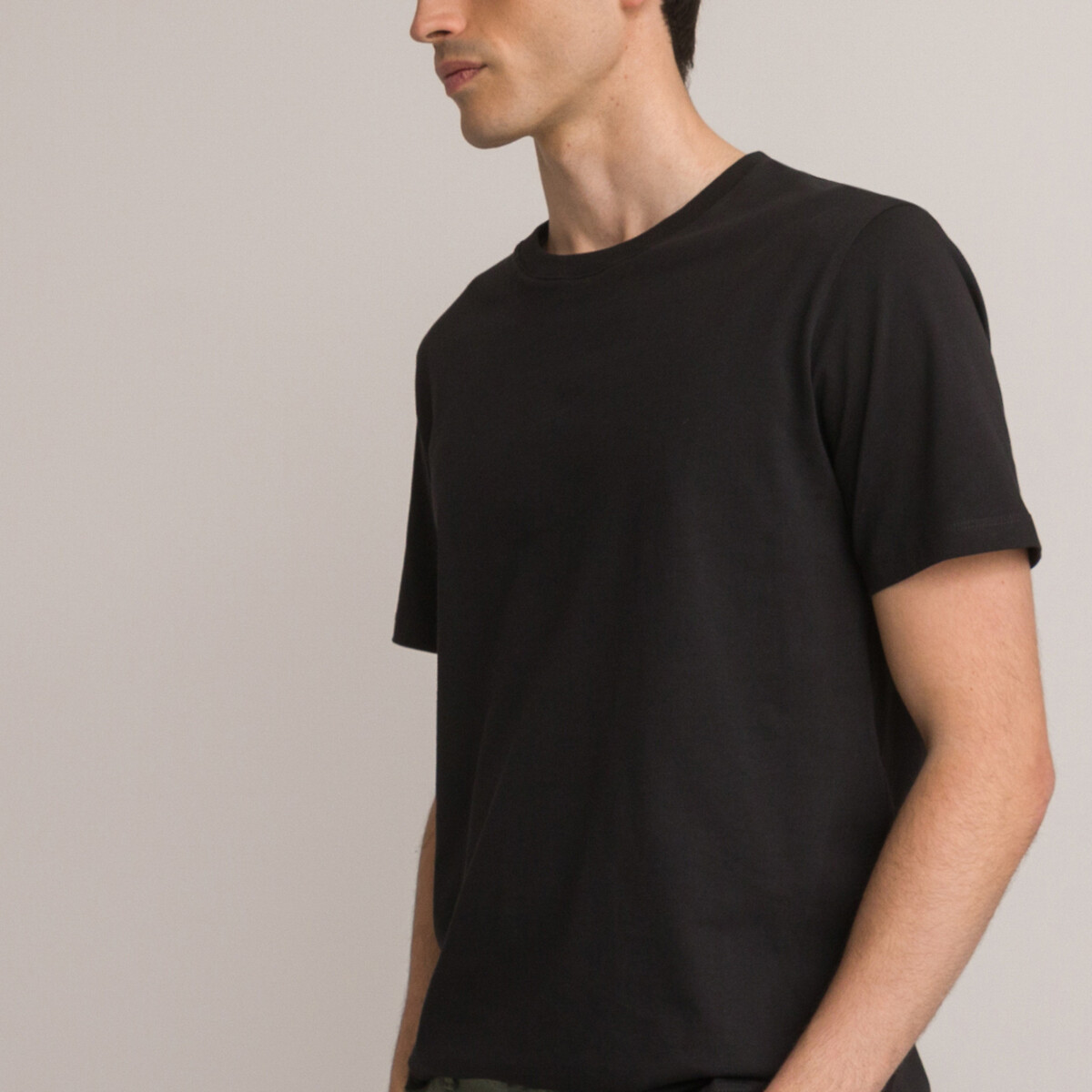 COLEÇÃO LA REDOUTE<br>Camiseta com gola redonda e mangas curtas