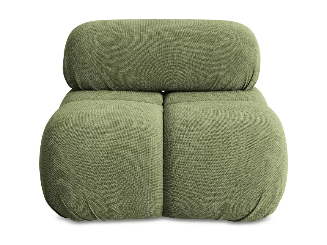 Fauteuil en Chenille - vert - LOKUA