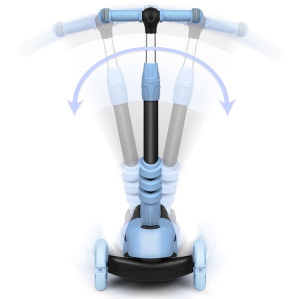 Ricokids Todi Tricycle Scooter - Blå/Grå
