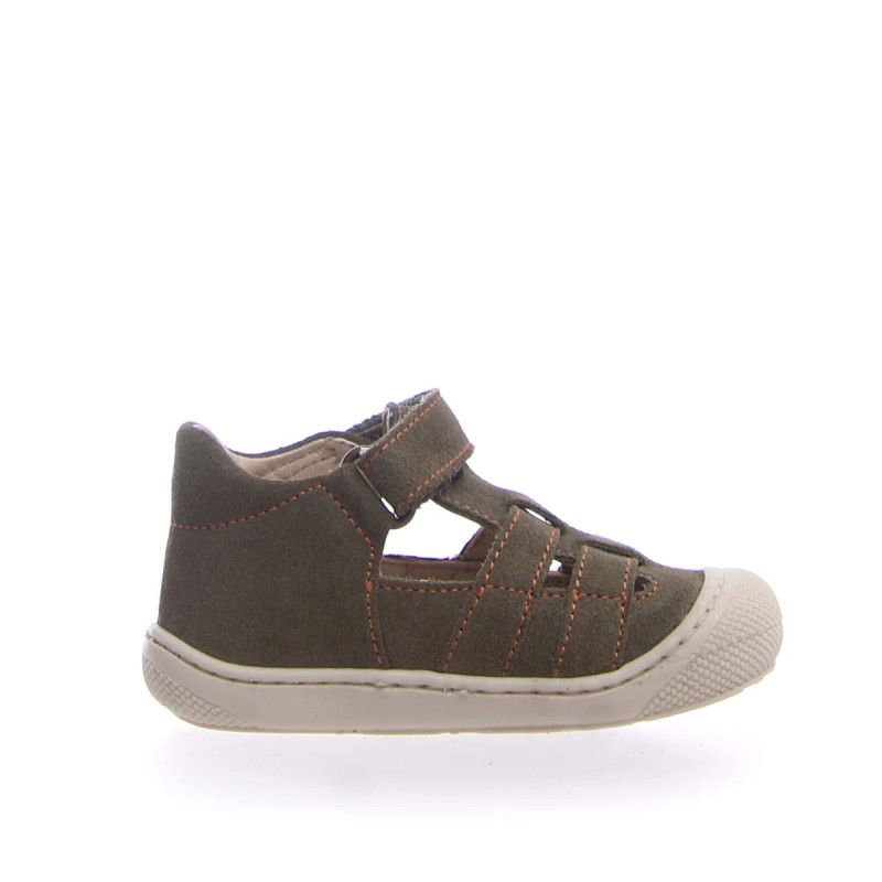 Naturino Naturino Cocoon Supersouple Bede sandales Suede kaki