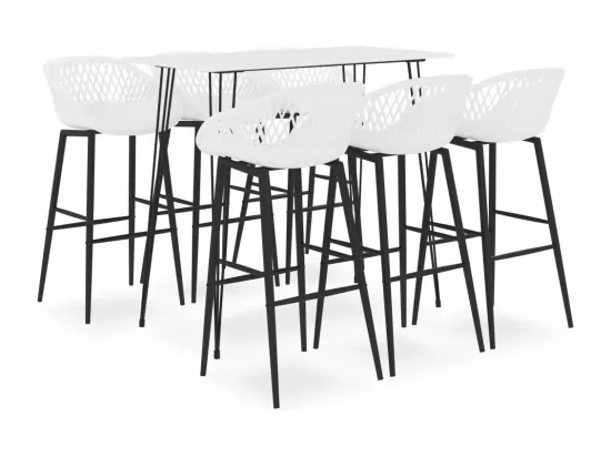 Ensemble de bar 7 pcs Blanc